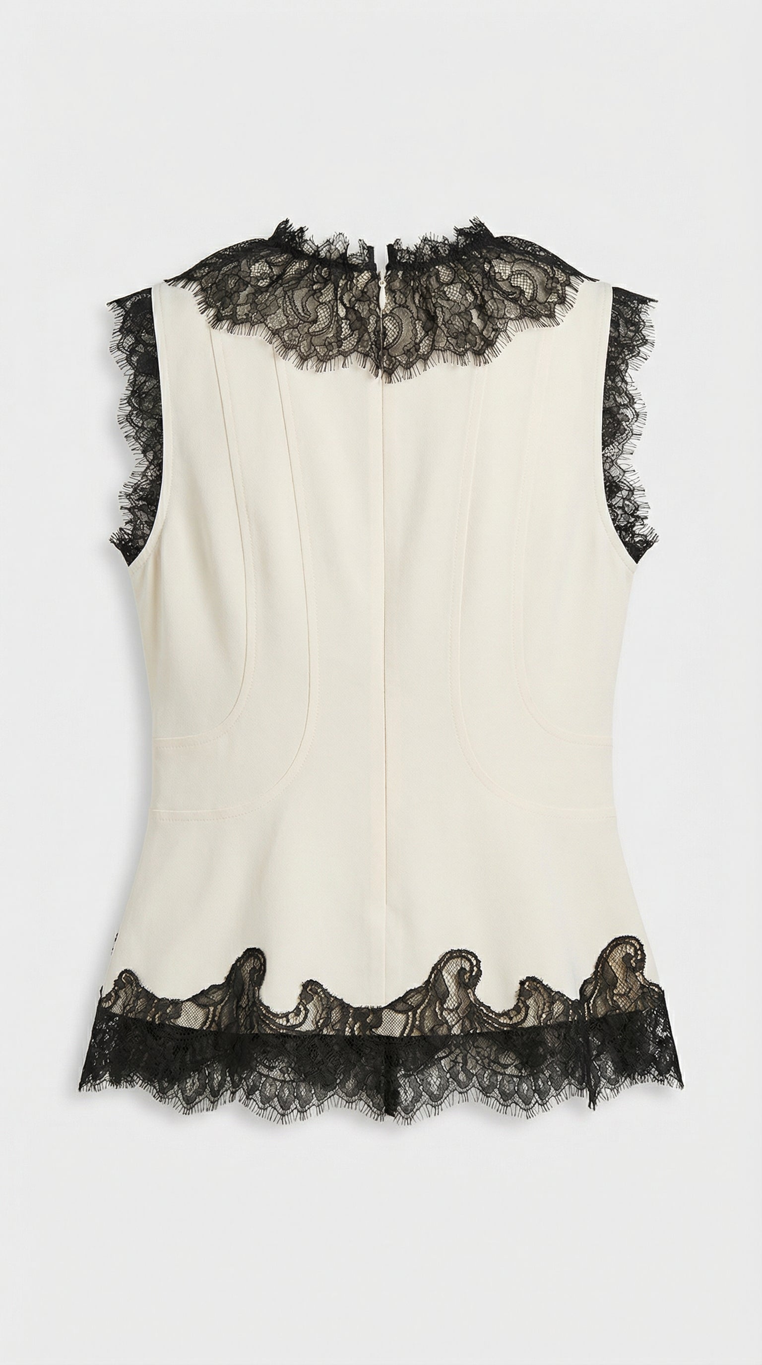 Sani - 100% Silk Lace Embroidery Top